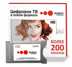 Говорит и показывает Акадо Тв. Программа на сегодня.